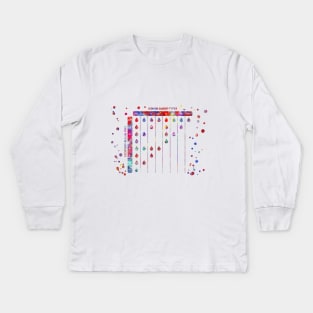 Donor blood types Kids Long Sleeve T-Shirt